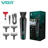триммер vgr v-930 green, 4 насадки, led display, оптом, купить