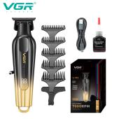 триммер vgr v-935 gold, 5 насадок, 7000 rpm, led display, оптом, купить