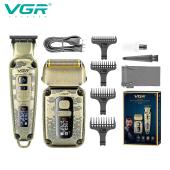 комплект vgr 2 в 1 v-641 триммер и шейвер, оптом, купить