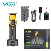 триммер vgr v-885t gold, 4 насадки, led display, оптом, купить