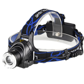 фонарь налобный police 6699/204c-t6, 2x18650, zoom, зу microusb, box, оптом, купить