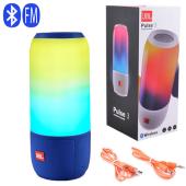 bluetooth-колонка jbl pulse 3, lightshow, speakerphone, радио, powerbank, blue, оптом, купить