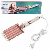 плойка пять волн vgr v-528, 80-230°c, керамическое покрытие, 62 w, оптом, купить