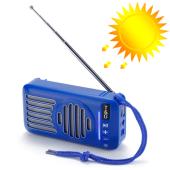 bluetooth-колонка tg368, speakerphone, радио, солнечная батарея, blue, оптом, купить