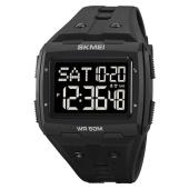 часы наручные 2186bkbk skmei, black-black, оптом, купить