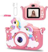 детский фотоаппарат  x2a, pink unicorn, оптом, купить