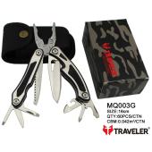 мультиинструмент (мультитул) traveler mq-003-g deluxe 8 в 1, 16см , оптом, купить
