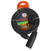 замок велосипедный kihuu lock 8121, 8*80 тросовый, 2 ключа, оптом, купить