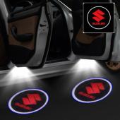 Изображения для Лазерная дверная подсветка/проекция в дверь автомобиля Suzuki 024 red
