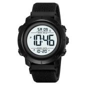 часы наручные 2497nbkwt skmei, black/white-nylon, оптом, купить