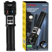 фонарь night vision fluorescence cb-a282-tg+cob, li-ion аккум., power bank, зу type-c, магнит, zoom, box, оптом, купить