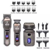 комплект vgr 3 в 1 v-675 s3, машинка для стрижки (clipper), триммер и электробритва (шейвер), 6000-8000rpm, ipx6, оптом, купить