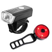 велофонарь bsk-1133-xpg, stop-3smd(red), li-ion аккум., зу microusb, box, оптом, купить