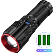 фонарь 2211-tg, 3x18650, powe bank, зу type-c, zoom, box, оптом, купить