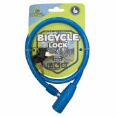 замок велосипедный kihuu lock 8121, 10*80 тросовый, 2 ключа, оптом, купить