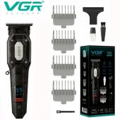 триммер vgr v-900b, 4 насадки, led display, 7000 rpm, оптом, купить