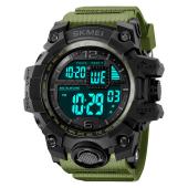 часы наручные 2245ag skmei, army green, оптом, купить