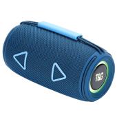 bluetooth-колонка tg657 с rgb подсветкой, speakerphone, радио, blue, оптом, купить