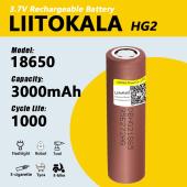 аккумулятор высокотоковый 18650, liitokala lii-hg2, 3000mah, оригинал, оптом, купить