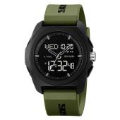 часы наручные 2199ag skmei, army green, оптом, купить