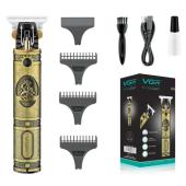 машинка (триммер) для стрижки волос и бороды vgr v-085, professional, 3 насадки, strong battery, оптом, купить