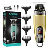 триммер vgr v-975 gold, 4 насадки, led display, оптом, купить