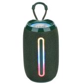 bluetooth-колонка tg653 с rgb подсветкой, speakerphone, радио, green, оптом, купить