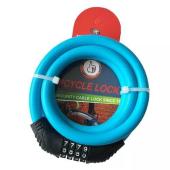 замок велосипедный kihuu lock 2809, 12*80 тросовый, кодовый, оптом, купить