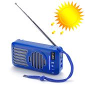 bluetooth-колонка tg368, speakerphone, радио, солнечная батарея, blue, оптом, купить
