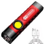 фонарь x10-xpe+сов, waterproof, li-ion аккум., зу microusb, box, оптом, купить
