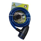 замок велосипедный kihuu lock 187, 10*120 тросовый, 2 ключа, оптом, купить