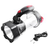 фонарь переносной 5837 t, 1w+24smd, солнечная батарея, встроенный аккумулятор, зу 220v, оптом, купить