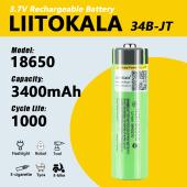 аккумулятор 18650, liitokala ncr 34b-jt, 3400mah, оригинал, оптом, купить