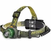 фонарь налобный 6616-t6, motion sensor, зу 220/12v, 1x18650, zoom, оптом, купить