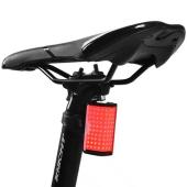 велофонарь wqb-514-cob(white+red) изогнутый, li-ion  аккумулятор, зу type-c, оптом, купить