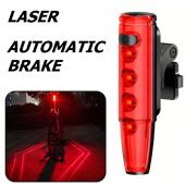 велофонарь leadbike ld77-ls-4led с лазерной разметкой, waterproof, li-ion  аккумулятор, зу type-c, оптом, купить