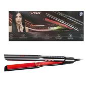 выпрямитель для волос vgr v-516 black, температура до 230°c, керамическое покрытие, led display, оптом, купить
