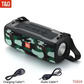bluetooth-колонка tg624 с rgb подсветкой, speakerphone, радио, camouflage, оптом, купить