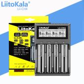 зарядное устройство liitokala lii-ch4, 4x26650 /21700 /20700 /18650 /18490 /18350 /17670 /175000 /16340 /14500 /10440 / aa / aaa, оптом, купить