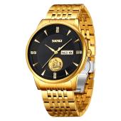 часы наручные 9309gdbk skmei, gold/black, оптом, купить