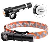 фонарь налобный police w01-t6, li-ion аккум., магнит, зу usb, box, оптом, купить