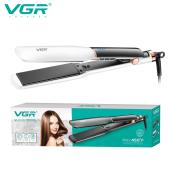 выпрямитель для волос vgr v-519s white, 100-230°c, керамическое покрытие 38 мм, 70 w, led display, оптом, купить