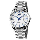 часы наручные 9069sibu skmei, silver-blue, оптом, купить