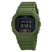 часы наручные 1628agbk skmei, army green-black, оптом, купить