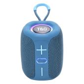 bluetooth-колонка tg658 с rgb подсветкой, speakerphone, радио, blue, оптом, купить