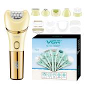 эпилятор vgr 7 в 1 v-756 gold, 7 насадок, ipx7, оптом, купить