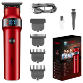 триммер vgr v-987 red, 3 насадки, led display, оптом, купить