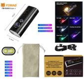 фонарь yemao ym-b200 2p50 led+smd(rgb), li-ion аккумулятор, зу type-c, чехол, оптом, купить