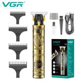 триммер vgr v-097 gold, 3 насадки, led display, оптом, купить