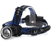 фонарь налобный rn-1622-t6, 2x18650, зу type-c, zoom, box, оптом, купить